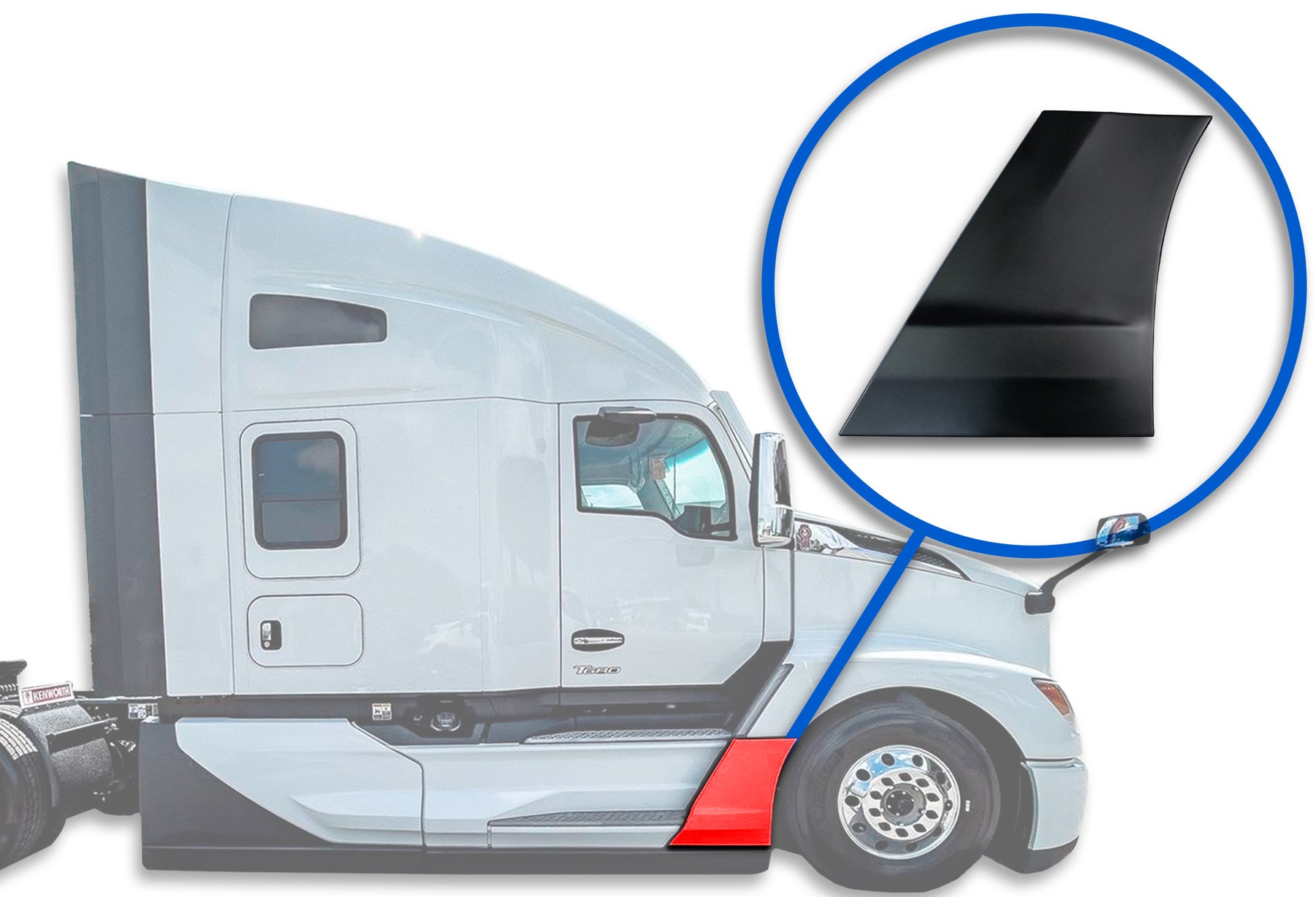 Panel Fairing Kenworth T680 Fairing Extension Fairing Panels For Kenworth T680 Next ...