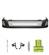 Bumper Plastic No Fog Hole and Chrome Trim Set 2016-2017 Volvo VNL