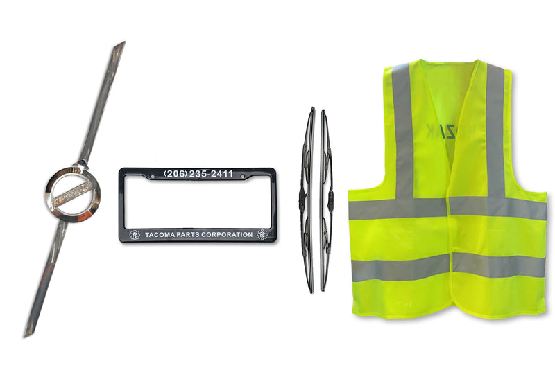 Bumper Set No Fog Holes with Chrome Trim 2018+ Volvo VNL VNR