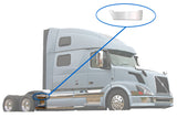 Rear Step Fairing Panel Stripe Top Chrome Trim for Passenger Side (12R) 2004-2017 Volvo VNL
