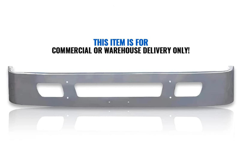 Bumper 13" With Fog Light Holes Chrome International Workstar