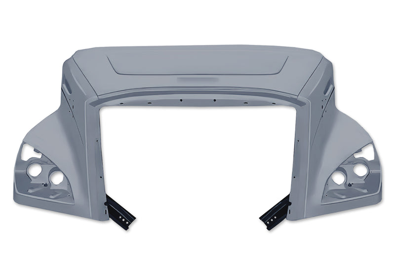 Hood Shell Fiberglass With Grille and Side Hood Vent 2018+ Freightliner Cascadia