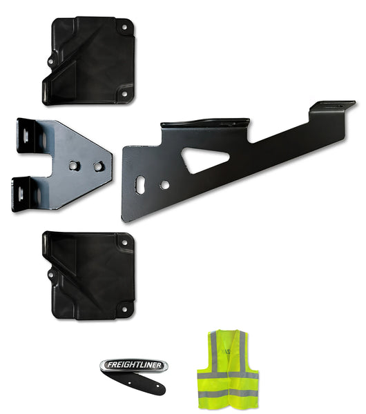 Support Brackets Set 3L, 4L, 5L fits Cab Lower Fairing Driver Freightliner Cascadia Narrow Version