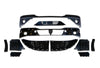 Bumper with Fog Hole Black Plastic 13 Pcs 2022+ Kenworth T680