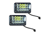 6'' Inch LED Square Work Light Bar Spot Lamps 2 Pcs.