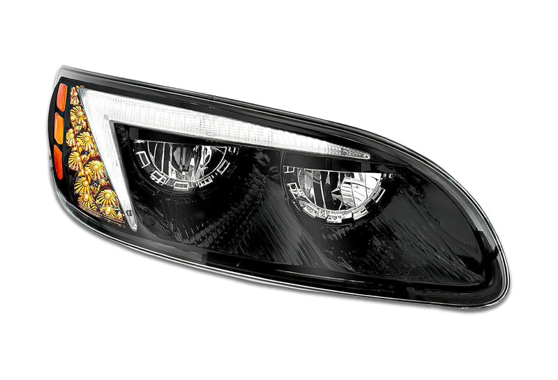 Headlight LED Passenger Peterbilt 330 335 384 386 387