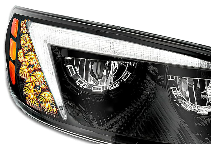 Headlight LED Passenger Peterbilt 330 335 384 386 387