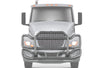 Front Grey Grille Guard Large International LT LT625 (plastic bumper)