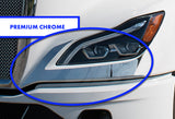 Short Headlight Chrome Trims Set 2022+ Kenworth T680 Next Gen