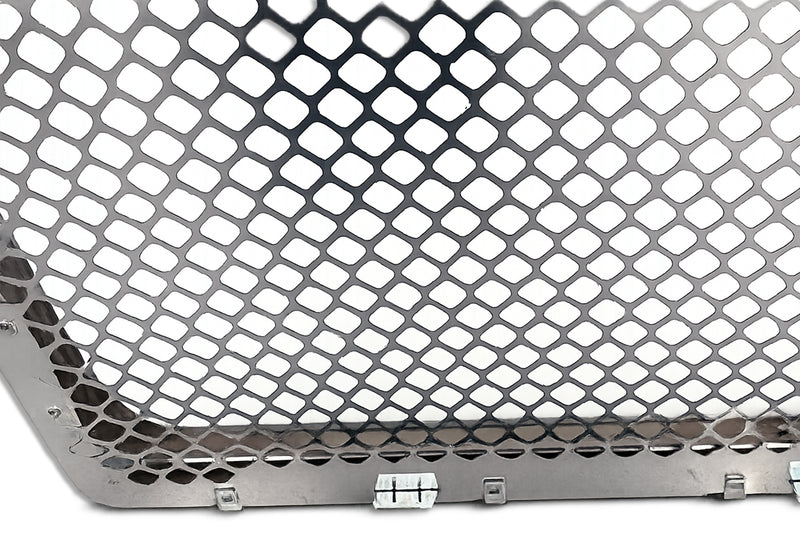 Chrome Front Grille with Stainless Steel Mesh 2021+ Compatible with Kenworth T180 T280 T380 T480