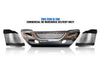 Bumper Plastic with Chrome Trim Set 2008-2015 International Prostar