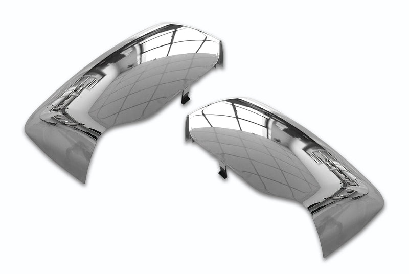 Hood Mirror Covers Chrome Set Peterbilt 587