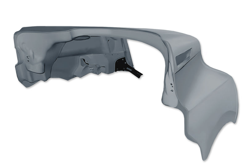 Hood Shell Fiberglass With Grille and Side Hood Vent 2018+ Freightliner Cascadia