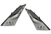 Side Hood Grilles Vent Trim Chrome Set 2022+ Kenworth T680 Next Gen