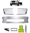 Bumper Set Steel Chrome 2003-2021 Freightliner M2 Business Class 106 112