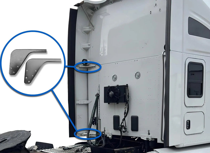 Fairing Brackets Left Side for Behind Cab Cabin Fairing for Kenworth T680 - Tacoma Parts Corporation