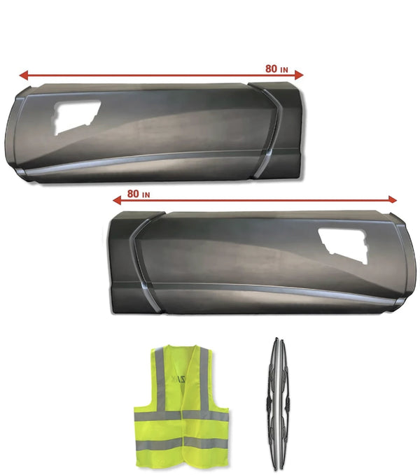 Fairing Skirt Panels 80" w/tube Set 2013-2021 Kenworth T680