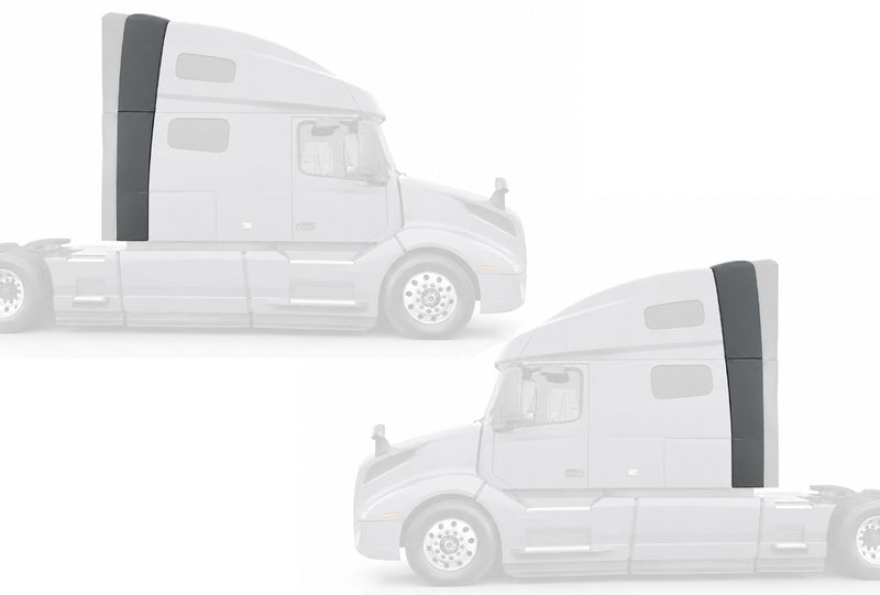 Upper and Lower Wind Cab Cabin Fairings Set 2018-2024 Volvo VNL