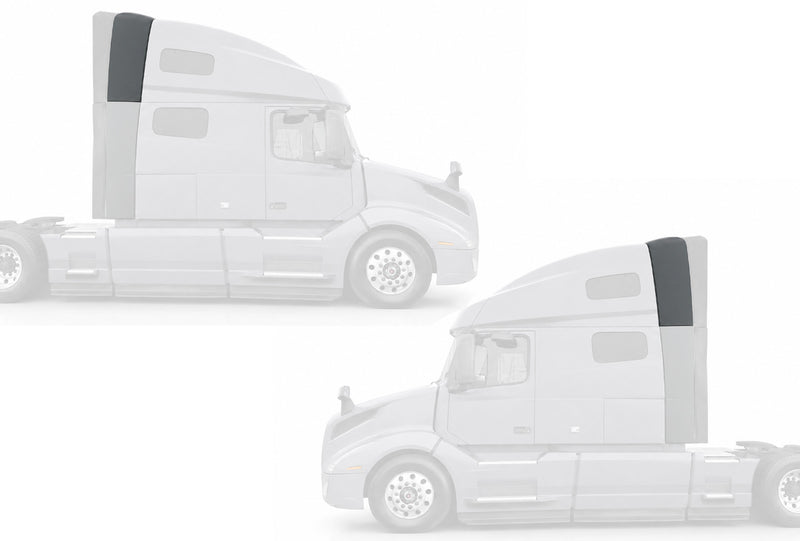 Upper Wind Cab Cabin Fairings Set 2018-2024 Volvo VNL