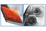 Headlights Full LED Chrome Set 2004-2017 Volvo VNL VNX VT