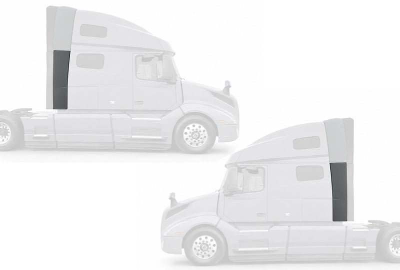 Lower Wind Cab Cabin Fairings Set 2018-2024 Volvo VNL