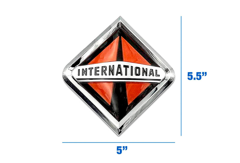 Front Hood Grille Emblem Logo 2 pcs International