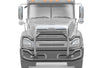 Front Grey Grille Guard Large Chrome Freightliner Columbia
