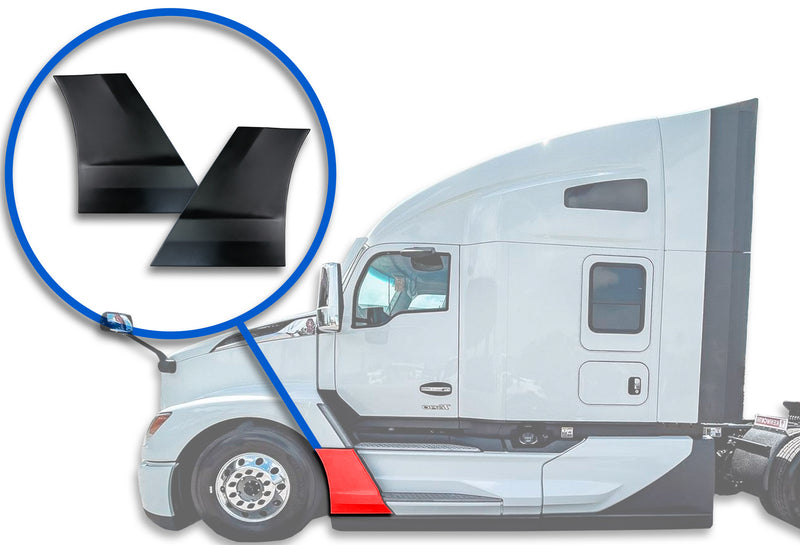 Front Fairing Fenders - Sail Panels Set 2022+ Kenworth T680