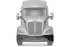 Bumper Cover Black Plastic With Fog Hole Driver 2022+ Kenworth T680