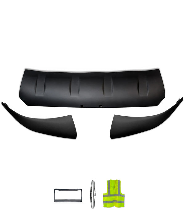 Bumper Air Deflector Spoilers Set Center, Driver & Passenger Side 2018+ Volvo VNR
