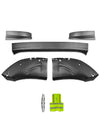 Bumper Extension Center & Extensions w/Air Dam Bumper Covers Full Set 2022+ Peterbilt 579