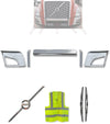 Bumper Corners Chrome Trim Set 2018+ Volvo VNL VNR