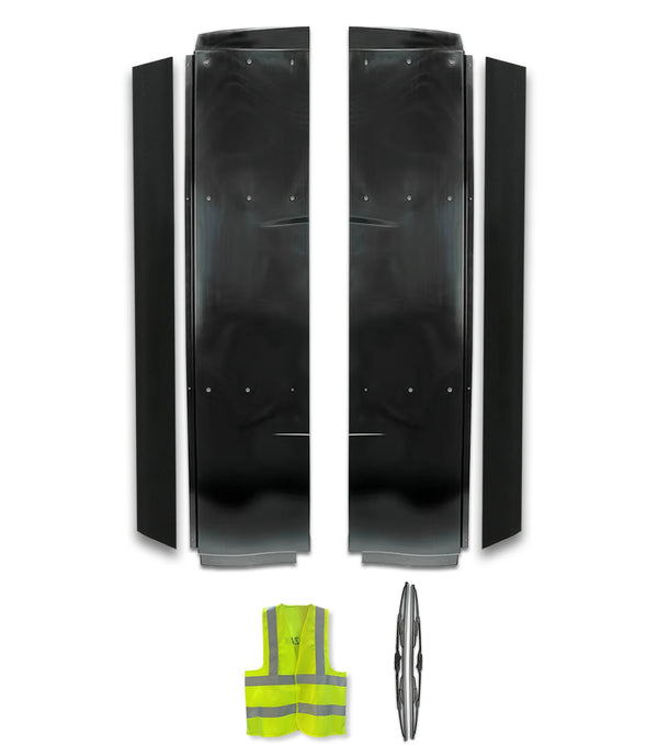 Bottom Lower Wind Fairing Cab Extenders Plastic with Extensions Set International LT625