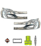 Bumper Chrome Trims Set International Prostar