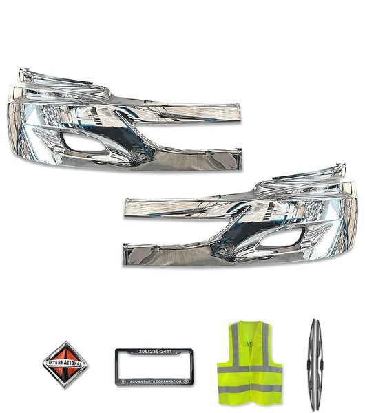 Bumper Chrome Trims Set International Prostar