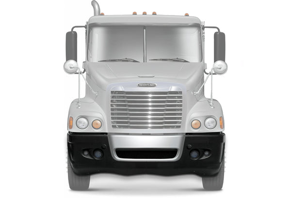 Bumper Chrome Center and Corners With Holes Set 2005-2011 Freightliner Century 112 120