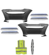Front Step Fairing Panels with Steps Set Kenworth T680 2013 -2021
