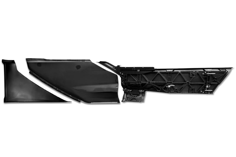 Front Step & Rear Fairing Panels Complete Set fits Left Driver Side 2022+ Kenworth T680 Next Gen