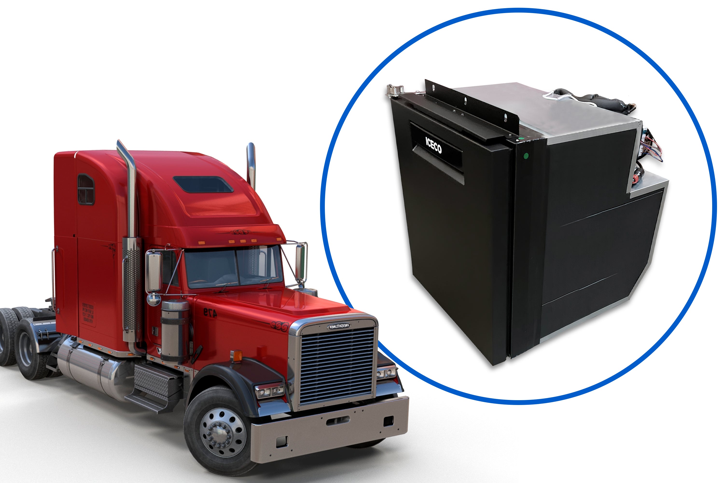 Heavy-duty Truck Built-in Fridge 65L TCD65A Most Freightliner