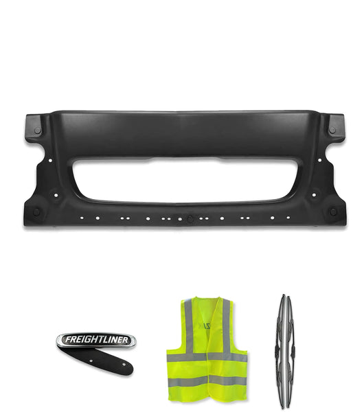 Center Bumper Black Steel Piece 2005-2011 Freightliner Century 112 120