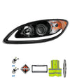International Prostar Black LED Headlight - Driver Side | Tacoma Parts Corporation