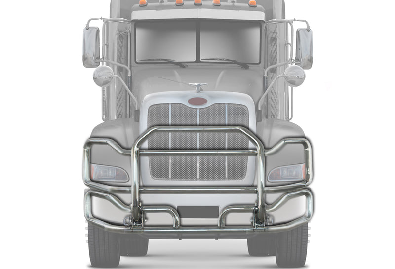 Front Grille Bumper Guard Large Chrome Peterbilt 384
