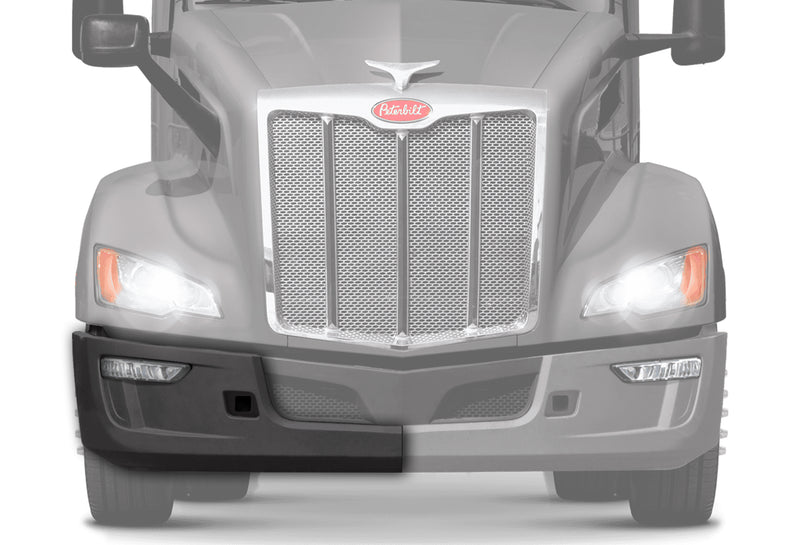 Bumper Corner with Fog Hole & Inner Reinforcement Set, Passenger 2022+ Peterbilt 579