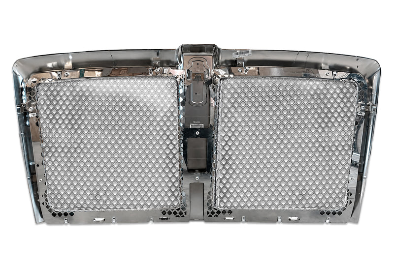 Chrome Front Grille with Stainless Steel Mesh 2021+ Compatible with Kenworth T180 T280 T380 T480