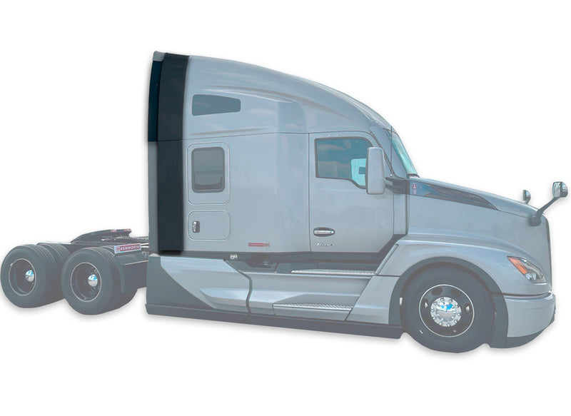 Cabin Lower and Upper Sleeper Fairings w/ Upper Extension Passenger 2022+ Kenworth T680 Next Gen