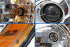 Headlights Halogen Assembly Chrome Housing Set 2013-2021 Compatible with KW T680