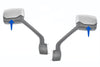 Hood Mirror Covers Chrome Set Peterbilt 587