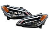 Headlights LED Black Set 2022 2023+ Kenworth T680 Next Gen