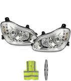 Headlights Full LED Chrome Set 2013+ Kenworth T680