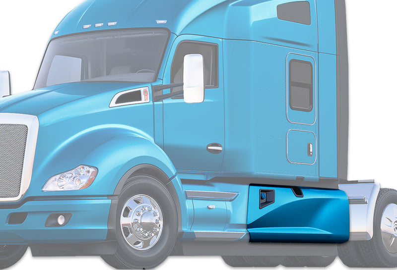 Partial Fairing Assembly, Center Fairing Panel 89" w/Hole w/Bracket Driver A33-1216-11200 2017-2022 Kenworth T680